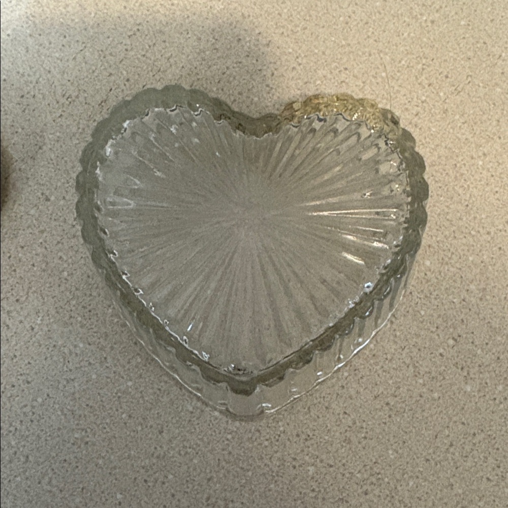 Vintage Art Nouveau Silverplate Heart Trinket Box International Silver Company - Picture 4 of 5